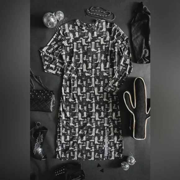 Boot Scootin’ Mesh Dress - Picture 3 of 10